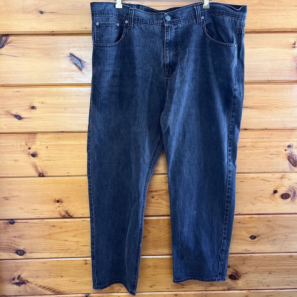 Jordan Craig Jeans Size 44/34 Black Gray 100% Cotton Men’s Denim Casual Jeans